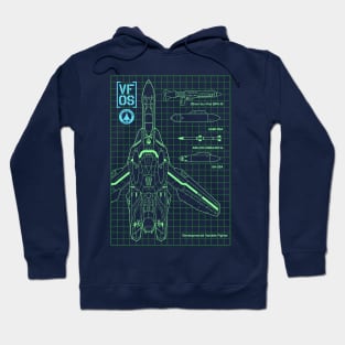 Macross VF0S Blueprint Hoodie